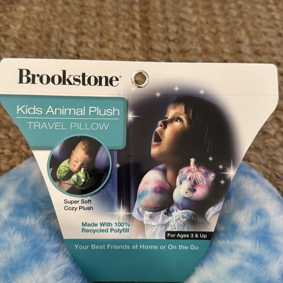 BROOKSTONE BUNNY KIDS ANIMAL BUNNY TRAVEL PILLOW BUNDLE - Picture 4 of 14